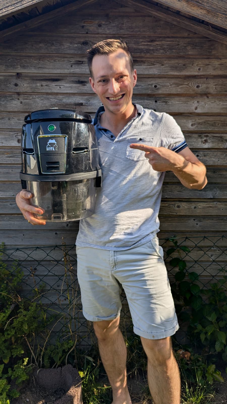 Jakob Wüsten, Hyla-Berater aus Regenstauf, mit seinem Hyla